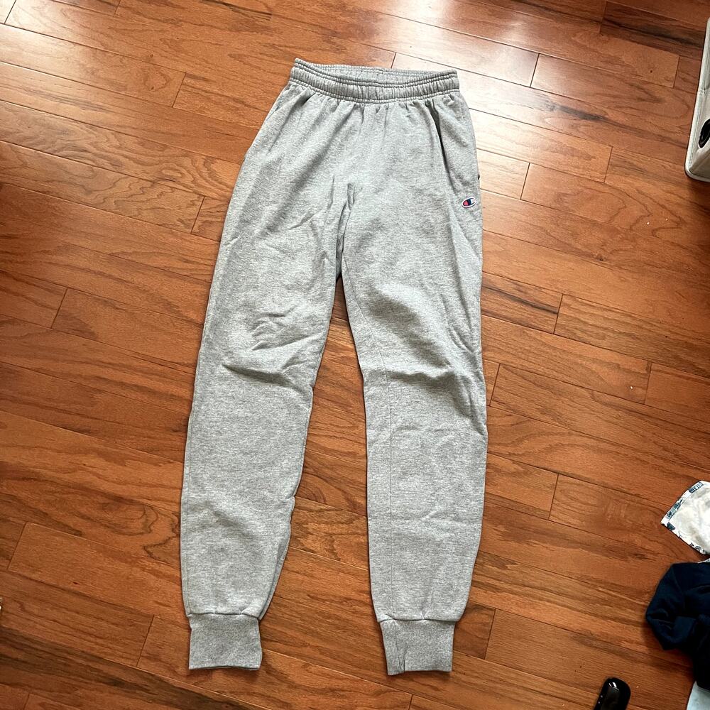 Champion Gray Elastic Waist Jogger Sweatpants Size Women's Small